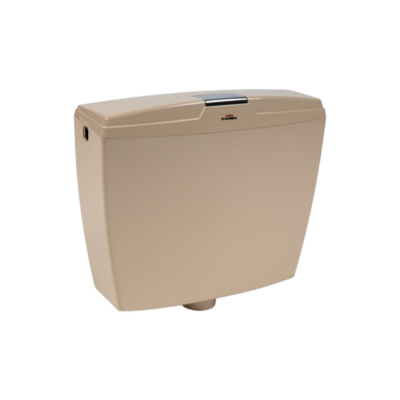 Kariba 2008 Επίτοιχο Πλαστικό Καζανάκι Υψηλής Πίεσης Μπεζ