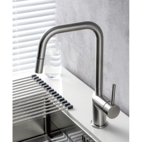 Imex Monza GCE039/NQ Μπαταρία Κουζίνας Ψηλή Inox