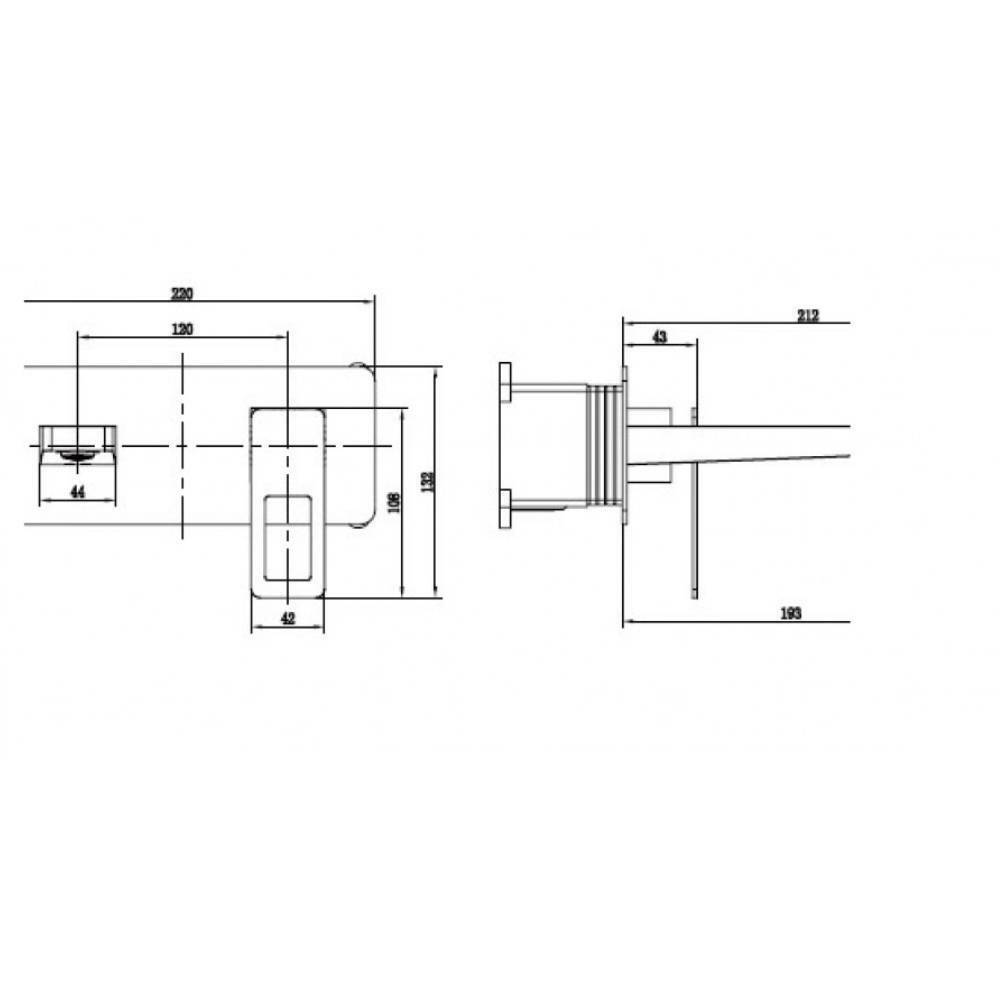 Imex Suecia BDC032-4/CR Μπαταρία Εντοιχισμού Νιπτήρος Χρωμέ Imex Suecia BDC032-4/CR Μπαταρία Εντοιχισμού Νιπτήρος Χρωμέ