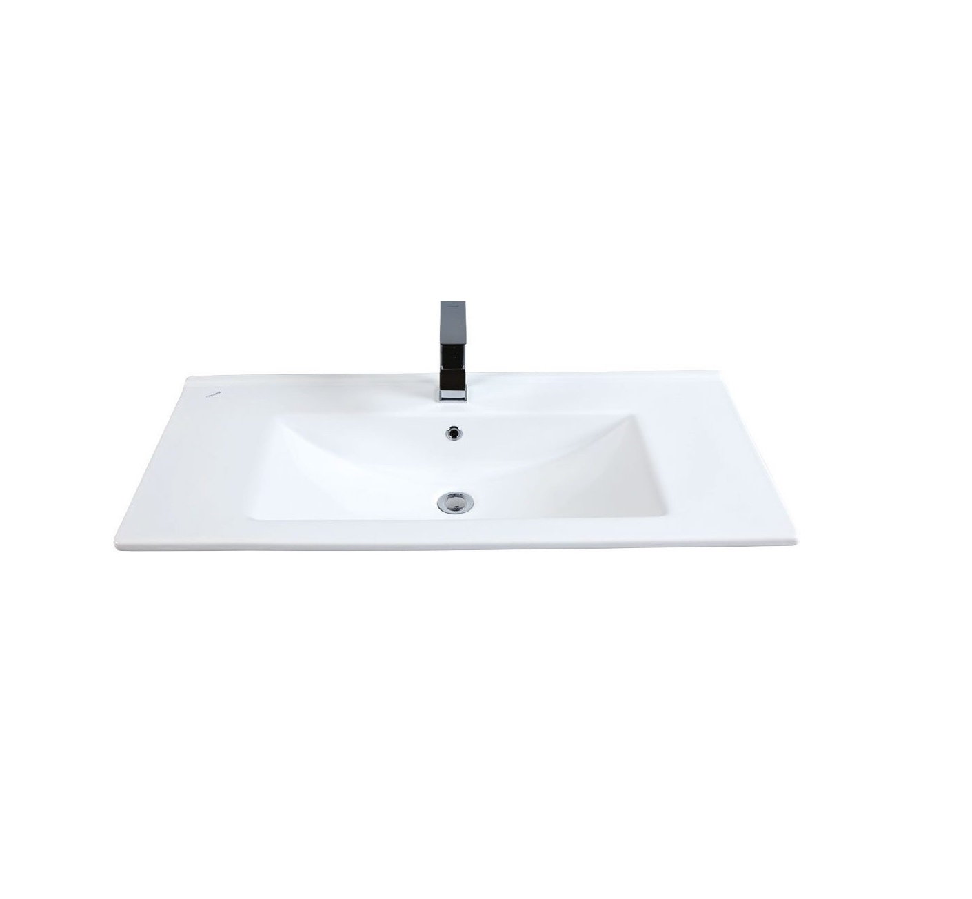 Creavit SU100 Slim Νιπτήρας Επίπλου 100x45cm Λευκός Creavit SU100 Slim Νιπτήρας Επίπλου 100x45cm Λευκός